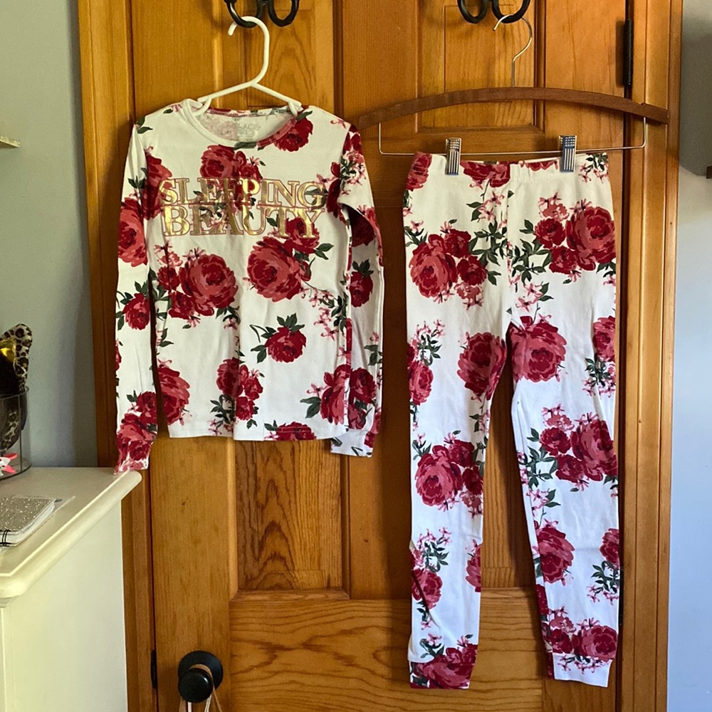 Girls Matching Flower Pajamas